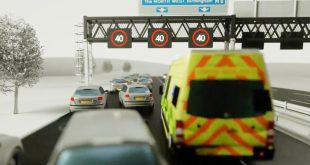 BLA animation ambulance smart motorway emergency corridor