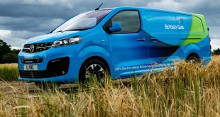 British Gas Vauxhall e-Vivaro van