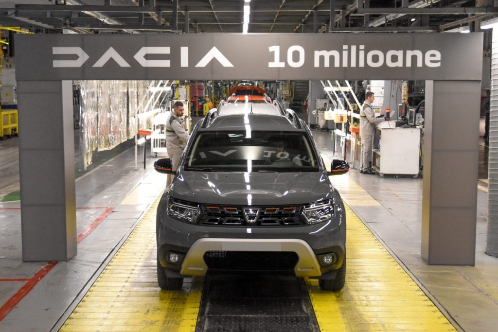 Dacia celebrates 10 millionth vehicle