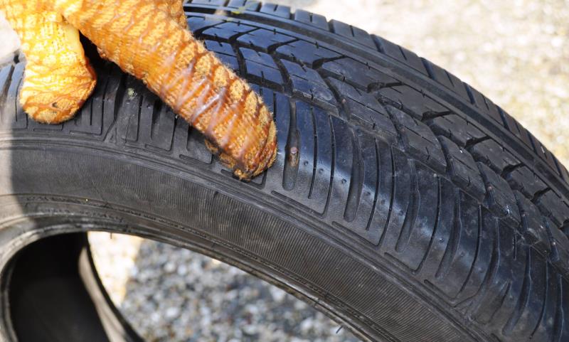 defective tyre