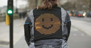 Ford's emoji mood jacket to keep cyclists safe