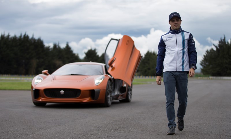 Felipe Massa and Jaguar C-X75