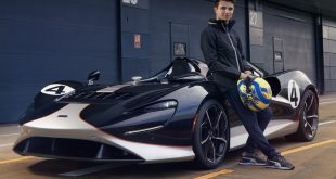 Lando Norris drives the all-new McLaren Elva