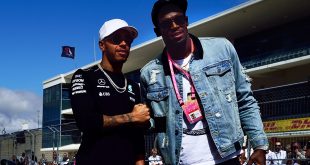 Lewis Hamilton and Usain Bolt 1