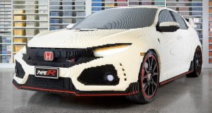 life-size LEGO Honda Civic Type R