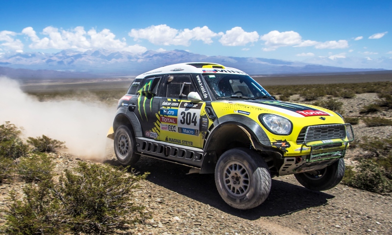 Dakar Rally winning MINI ALL4 Racing