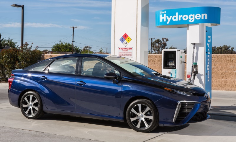 Toyota Mirai hydrogen fuel cell car